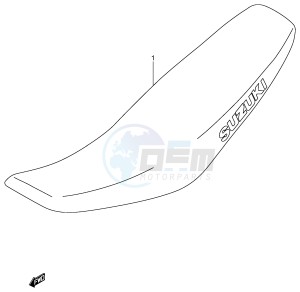 RM125 (E3-E28) drawing SEAT (MODEL K1 K2 K3 K4)