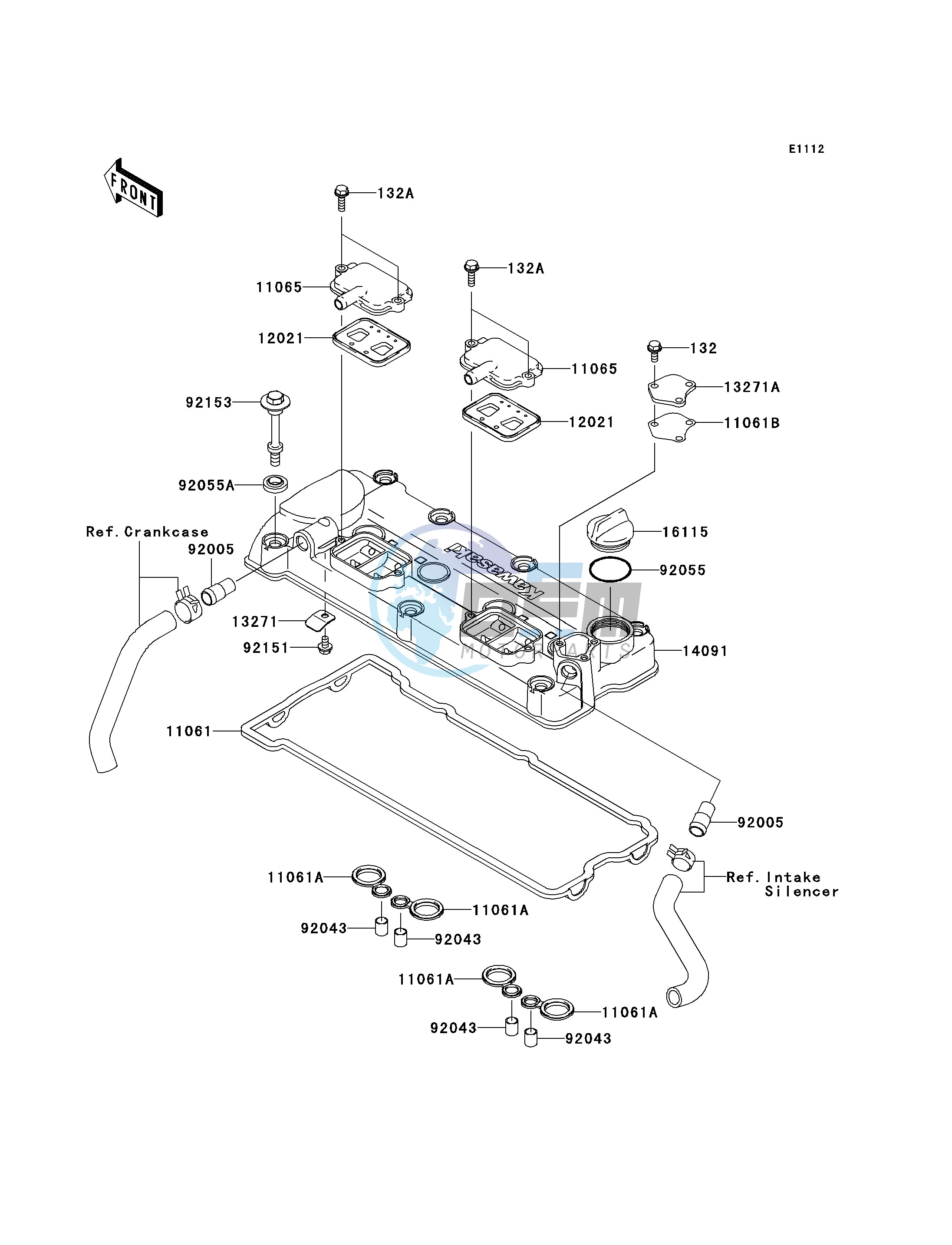 CYLINDER HEAD COVER-- A6F - A8F- -