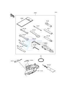 Z250SL BR250EFF XX (EU ME A(FRICA) drawing Owner's Tools