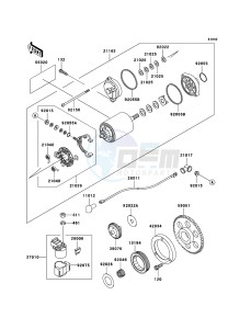 VN800 CLASSIC VN800B6F GB XX (EU ME A(FRICA) drawing Starter Motor