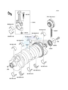 ZRX1200R ZR1200-A5H FR GB XX (EU ME A(FRICA) drawing Crankshaft