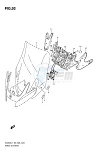 AN650 (E3-E28) Burgman drawing WIND SCREEN (AN650AL1 E28)