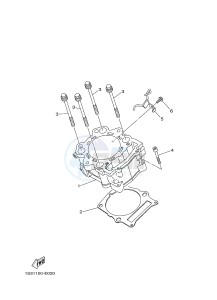 YFM700R YFM7RSEB RAPTOR 700 SPECIAL EDITION (1ASH 1ASJ 1ASG) drawing CYLINDER