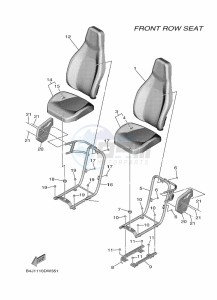 YXF1000EWS YX10FPSM (B4J2) drawing SEAT