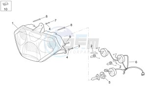 RSV 2 1000 drawing Headlight