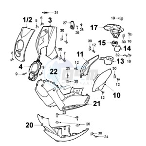 LUDIX 10 L TREND drawing COWLING