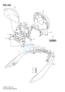 AN400 (E2) Burgman drawing PILLION RIDER HANDLE (AN400ZAL1 E2)