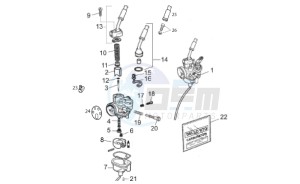 SX 50 LIMITED EDITION (EMEA) drawing Carburettor