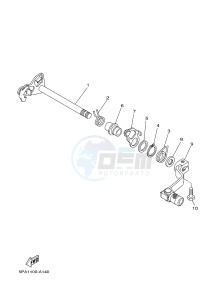 YZ85LW (1SN7 1SN9 1SP7 1SP9) drawing SHIFT SHAFT