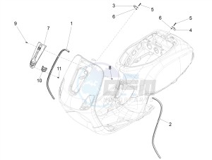 SXL 125 4T 3V drawing Front shield