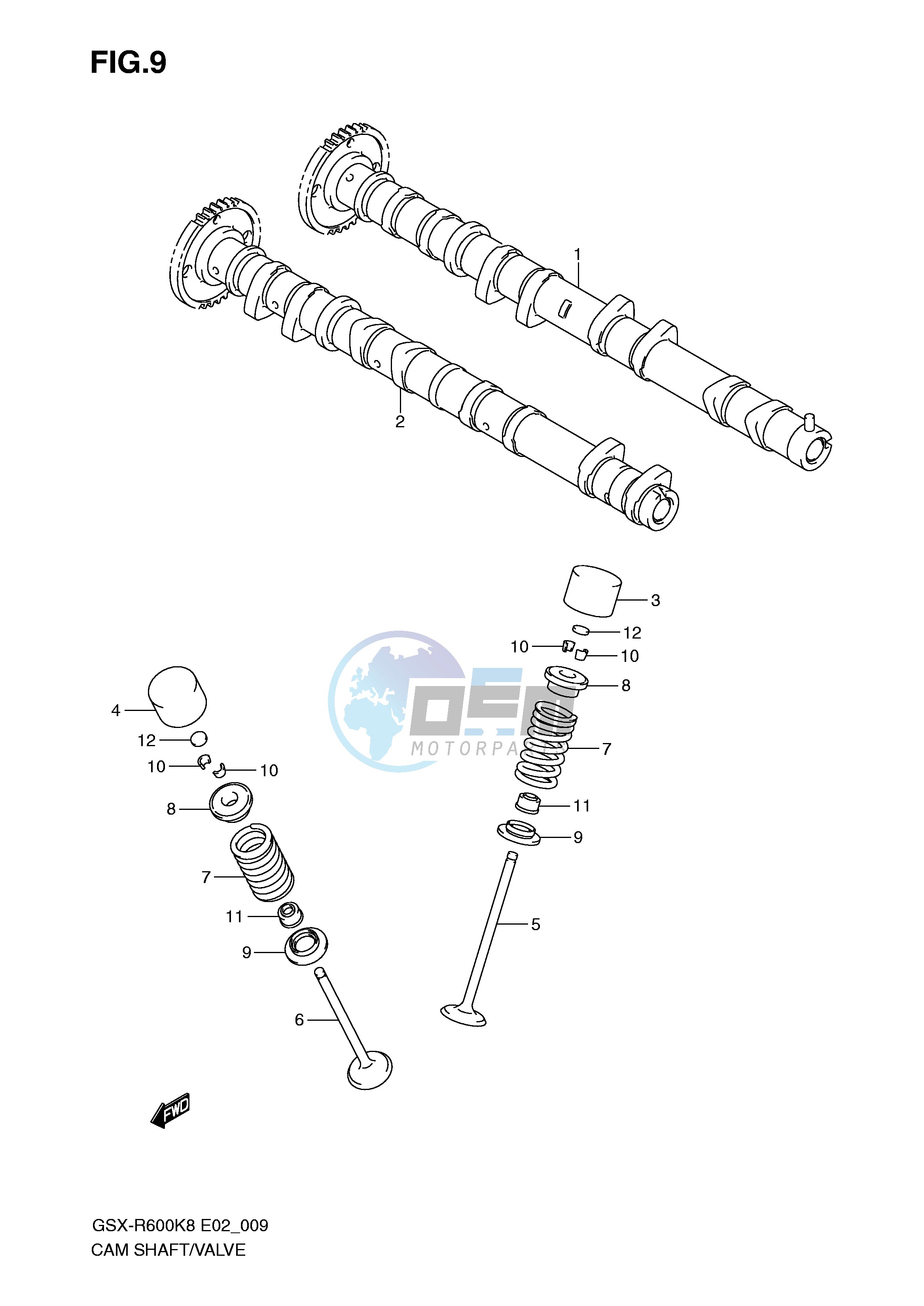 CAM SHAFT - VALVE