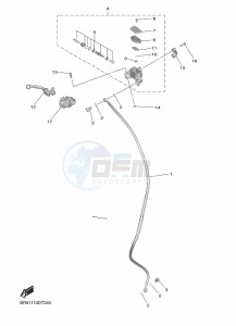 WR450F (BDB4) drawing FRONT MASTER CYLINDER