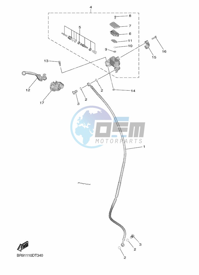 FRONT MASTER CYLINDER