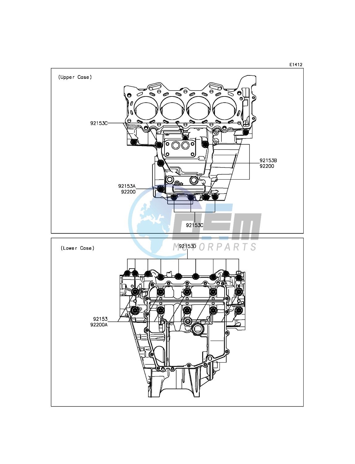 Crankcase Bolt Pattern