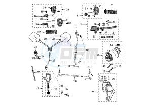 XPS SM - 50 cc drawing BRAKE SYSTEM