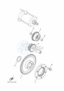 YFM700FWBD YFM7NKPHK (B5KF) drawing STARTER CLUTCH