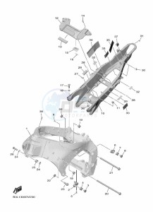 YZF1000 YZF-R1 (B3LG) drawing FRAME