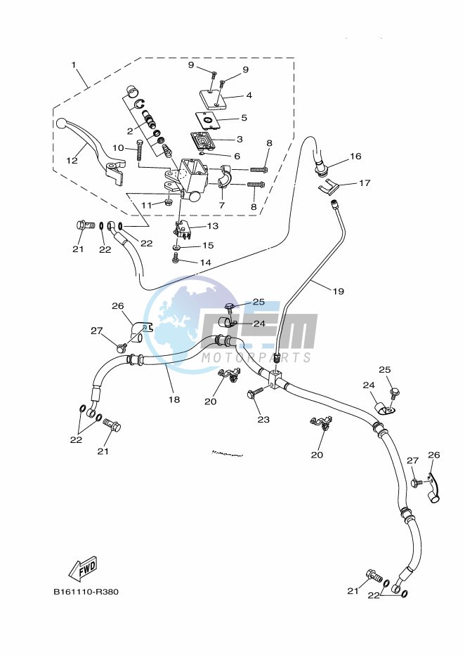 FRONT MASTER CYLINDER