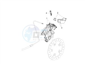 DORSODURO 900 E4 ABS (EMEA) drawing Rear brake caliper