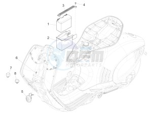 946 125 4T 3V ABS (EMEA, APAC) drawing Remote control switches - Battery - Horn