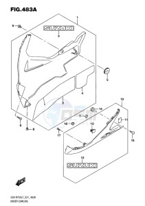 GSX-R750 EU drawing UNDER COWLING