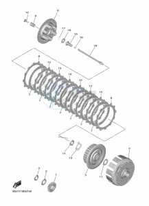 WR450F (BDB8) drawing CLUTCH