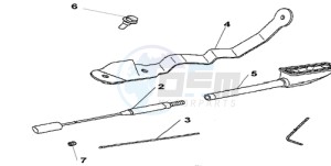 GL18009 Korea - (KO / AB) drawing CB ANTENNA (LONG)