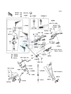 Z1000 ZR1000B8F FR GB XX (EU ME A(FRICA) drawing Ignition Switch