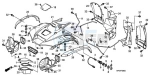 TRX500FPEA U / EC PS drawing FRONT FENDER