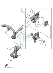 YZF1000D YZF-R1M (B4S6) drawing WATER PUMP