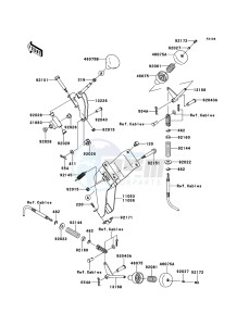 MULE_610_4X4 KAF400ABF EU drawing Shift Lever(s)