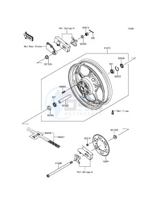 Z250SL BR250EFS XX (EU ME A(FRICA) drawing Rear Hub