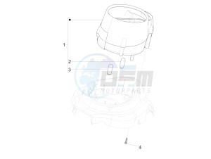 LXV 125 4T 3V E3 (APAC) drawing Meter combination - Cruscotto