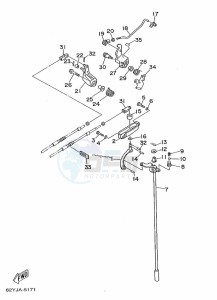 FT50B drawing THROTTLE-CONTROL