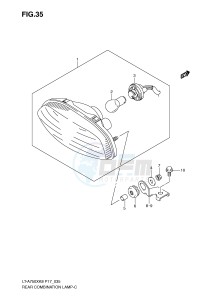 LT-A750X (P17) drawing REAR COMBINATION LAMP (P24)