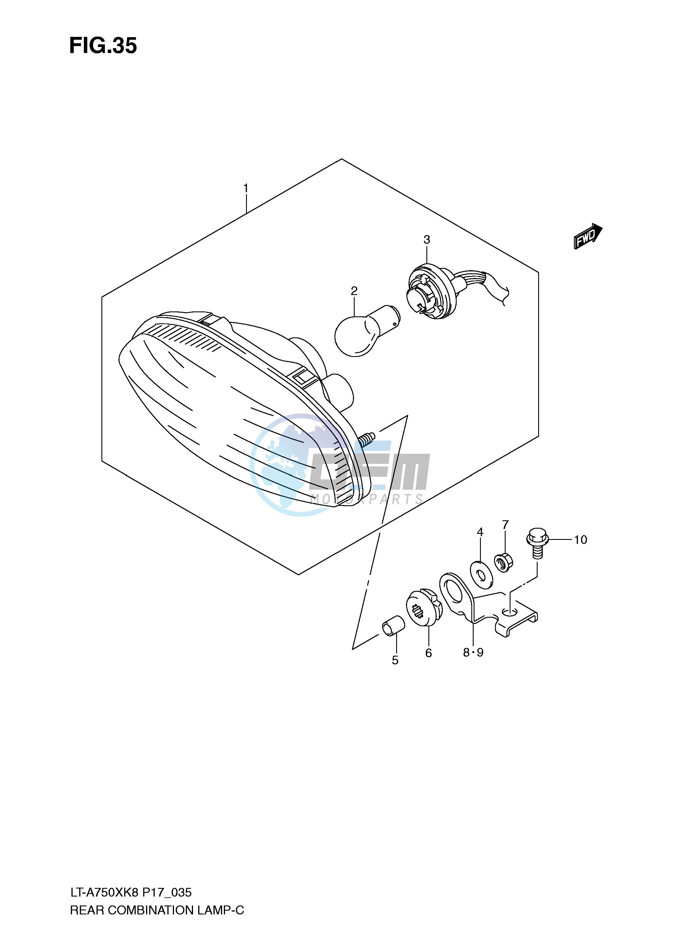 REAR COMBINATION LAMP (P24)