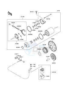 W650 EJ650C6F GB XX (EU ME A(FRICA) drawing Starter Motor