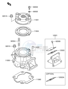 RM65 (E21) drawing CYLINDER HEAD CYLINDER