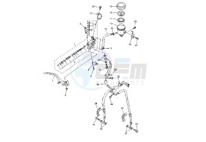 YZF R1 1000 drawing FRONT MASTER CYLINDER