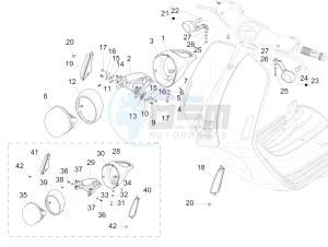 946 150 4T 3V ABS (NAFTA, APAC) AU, CN, JP, RI, TW, USA) drawing Front headlamps - Turn signal lamps