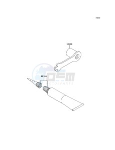 KX65 KX65ABF EU drawing Owner's Tools