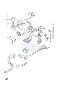 DF 9.9A drawing Harness - w/Remote Control