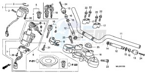 CBF1000FB drawing HANDLE PIPE/ TOP BRIDGE