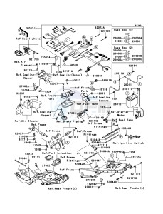 ZZR1400_ABS ZX1400FEFB FR GB XX (EU ME A(FRICA) drawing Chassis Electrical Equipment