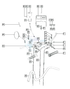 WIZZ-RD_25-45kmh_X-K1 50 X-K1 drawing Handlebar-grips-speedometer