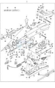 DF 70A drawing Tiller Handle