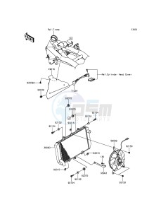 Z800 ABS ZR800DDS UF (UK FA) XX (EU ME A(FRICA) drawing Radiator