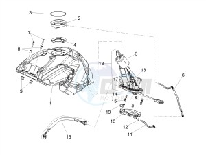 SHIVER 900 E4 ABS (NAFTA) drawing Fuel tank