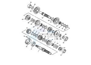 FJR 1300 drawing TRANSMISSION