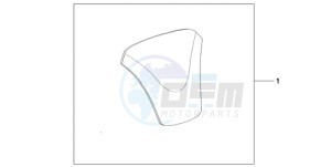 VFR800A9 ED / ABS MME TWO drawing TANK PAD